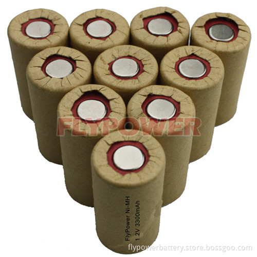 Ni-MH Battery, 1.2V Sc3300mAh High Rate Discharge Rate Cell Power Tool/Drill Battery (FH-SC3300P)